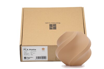 Bambu Lab PLA Matte Filament Caramel Karamell Kg 3D Drucker Prusa Creality Ender
