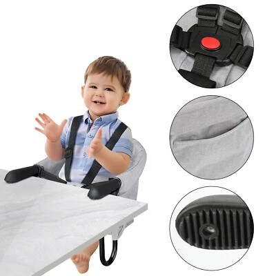 MARKENLOS Tischsitz Faltbarer Faltbar Stuhl Babysitz Kinderstuhl Sitzerhöhung Kleinkind