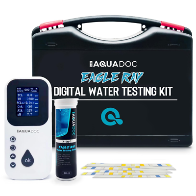 #ad Digital Water Testing Kit Digital Hot Tub Water Tester for Pool Digital Chlo $272.99