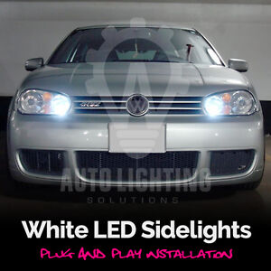 For Vw Golf Mk4 Iv 4 Tdi Gti Xenon White Led Sidelights Bulbs Sale Ebay