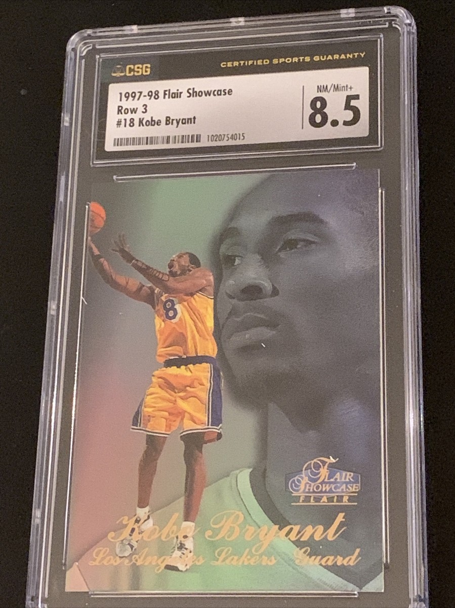 1997-98 Flair Showcase Row 3 Kobe Bryant #18 CSG 8.5 ! | eBay