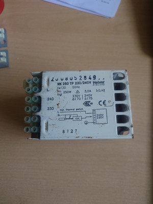 Helvar NK 250 TP 230/240V Magnetisches Kupfer-Vorschaltgerät.   