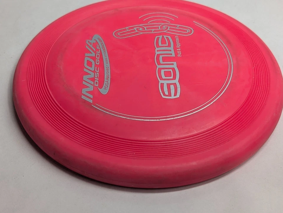 Innova DX Sonic Disc Golf Putter & Approach Driver PFN 175g Pink/Red - Image 3 of 4
