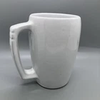 Vintage White Frankoma Pottery 5M Plainsman Coffee Grandmug 18-ounce