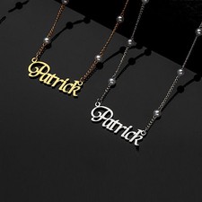 Custom Name Necklace Personalized Customized Pendant Chain Jewelry Gift