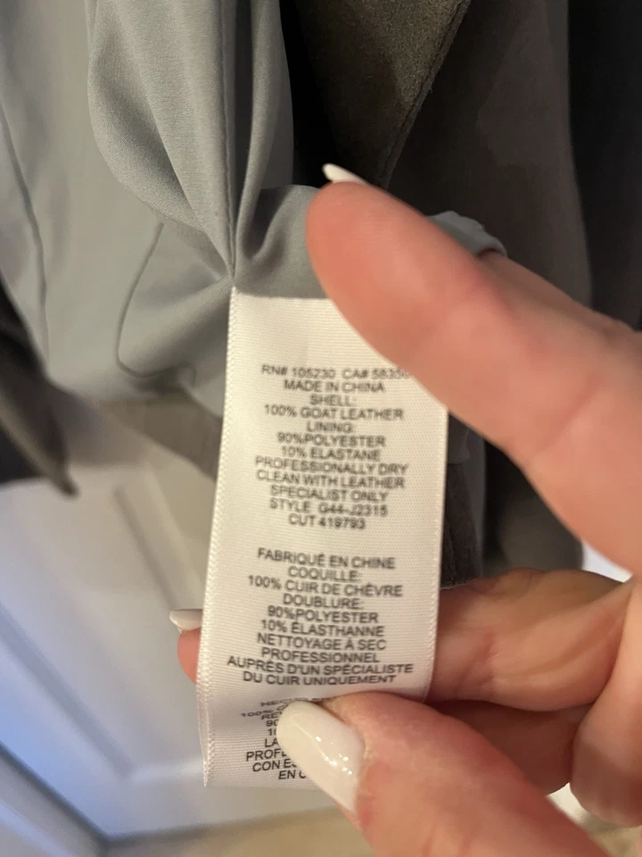 Chaqueta de gamuza Joie Goat nueva con etiquetas originalmente $750 Foto 2 de 4