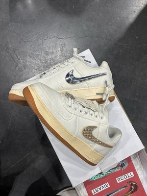 Nike Air Force 1 Low Travis Scott Sail Limited Edition Sneakers AQ4211-101