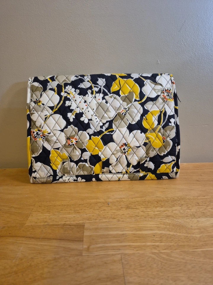 Bolso colgante floral amarillo organizador de joyas cosméticas de viaje Vera Bradley Dogwood Foto 2 de 4