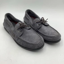 Sperry Top-Sider Men's Gray Suede Boat Shoes Size 13M Casual