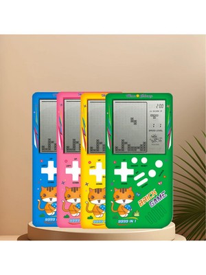 Retro Big Screen Brick Spielkonsole - 9999 in 1 klassisches Handheld-Spielgerät - UK