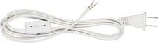 Creative Hobbies® 6ft Lamp Cord with Rotary Switch, Polarized Plug, Stripped End
