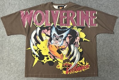 Art For Villains Shirt Mens 2XL AOP X-Men Super Hero Wolverine Marvel Vtg Style