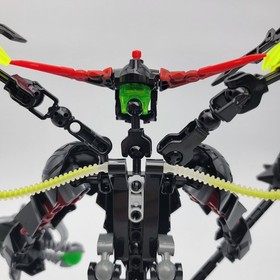 RARE 6203 Hero Factory BLACK PHANTOM 100% COMPLETE +Manual Villans LEGO Bionicle