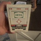 Hess 1992 18 Wheeler & Racer Toy Truck w/ Box White/Green Gas & Oil — photo 3