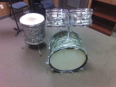 Ludwig Hollywood Outfit 4 Piece Vintage Set 1965 - Sky Blue Pearl
