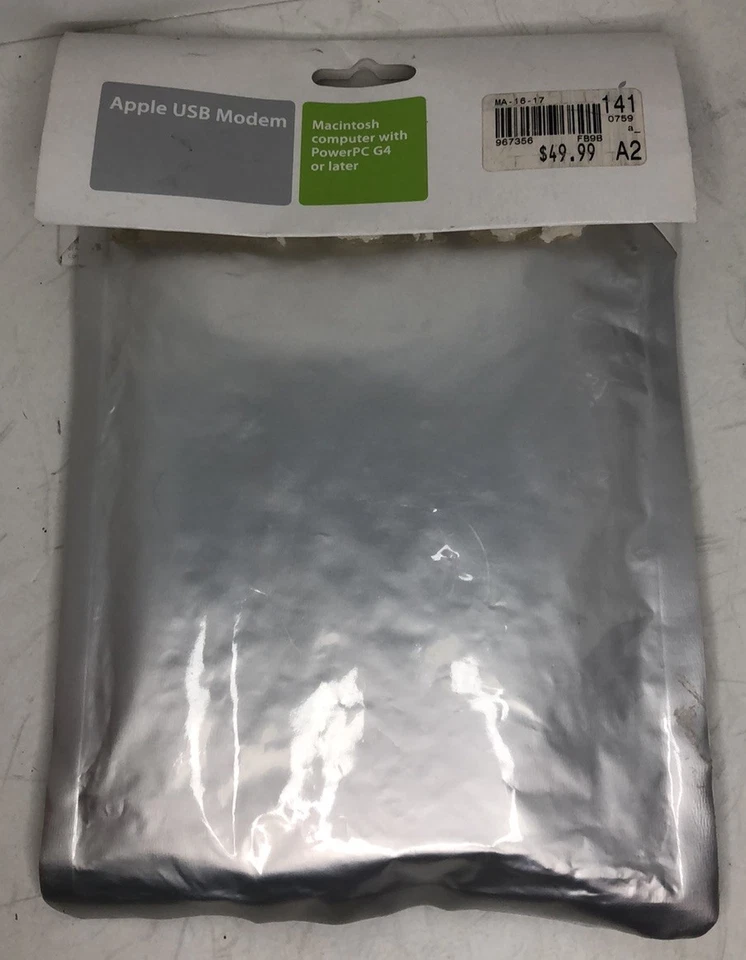 Genuine Apple Dial-Up External USB Modem 56 Kbps MA034Z/A - Image 4 of 4