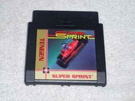 Super Sprint Nintendo Entertainment System NES Tested works video game racing