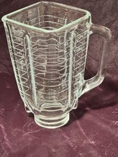 Vintage Oster Blender 852-08B 5 cup Square Gl...