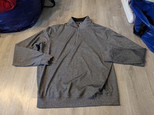 Footjoy Golf Performance Quarter Zip Jacket Gray Mens Large