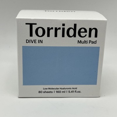 Torriden DIVE-IN Multi Pad (80 Sheets ~ 5.41 fl oz/160 ml) New SEALED 