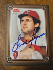 2004 Fleer Greats FRED LYNN Red SOX In-Person Signed  AUTO