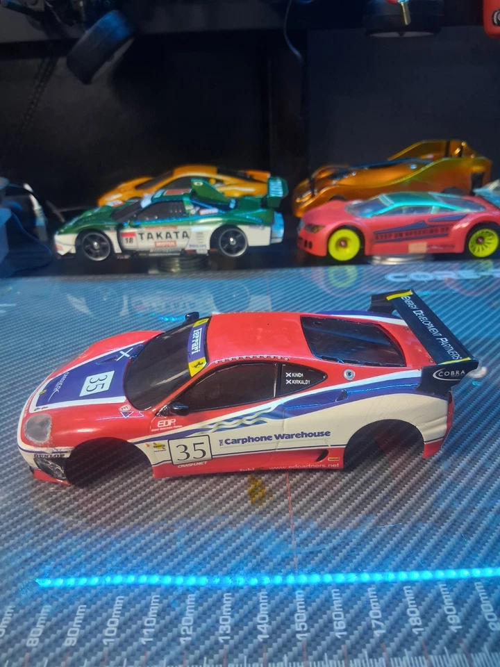 Kyosho Mini Z Ferrari 360 Modena Red Body With Body Adapter - Image 3 of 4