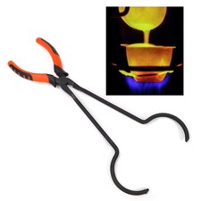 Crucible Tongs, Steel Crucible Tongs, Gold Melting Furnace Holder Clamp, Gold...