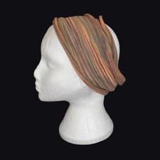 Long Double Striped Cotton Hair Band Fair Trade Hippy Boho Surf Ethnic Yoga Hipp