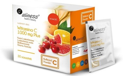 Aliness Vitamin C 1000 mg Plus, 30 Portionsbeutel