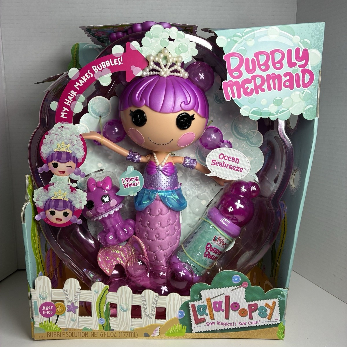 Lalaloopsy Bubbly Mermaid Full Size Ocean Sea Breeze With Octopus
