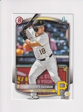 2025 Bowman DRAFT ROOKIE RC 1st BOWMAN ADONYS GUZMAN 19 CARD Lot