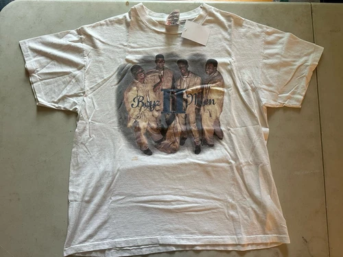 Men's Vintage Boyz II Men All Around The World Tour 94-95 T- Vintage vintage concert t-shirt, vintage, size XL, single stitch, B+ condition