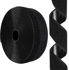 1 Inch X 26 Feet Hook and Loop Tape Sticky Back Fastener Roll, Nylon Self Adhesi