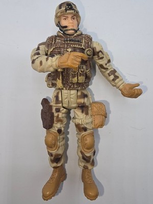 Chap Mei Soldier Force EXCITE Desert Marine 3.75'' Action Figure 2008 Y2K