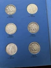 Walking Liberty Half Dollar Set 1937-1947 P D S Silver 50C 0.900 in Album 30
