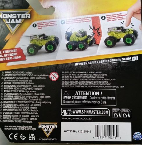 New Monster Jam-Smash & Bash Grave Digger - Picture 2 of 2