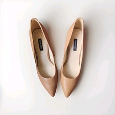 NINE WEST Women’s Beige Tatiana Pointed Toe ,Stiletto Pumps Heels 7M , NWB