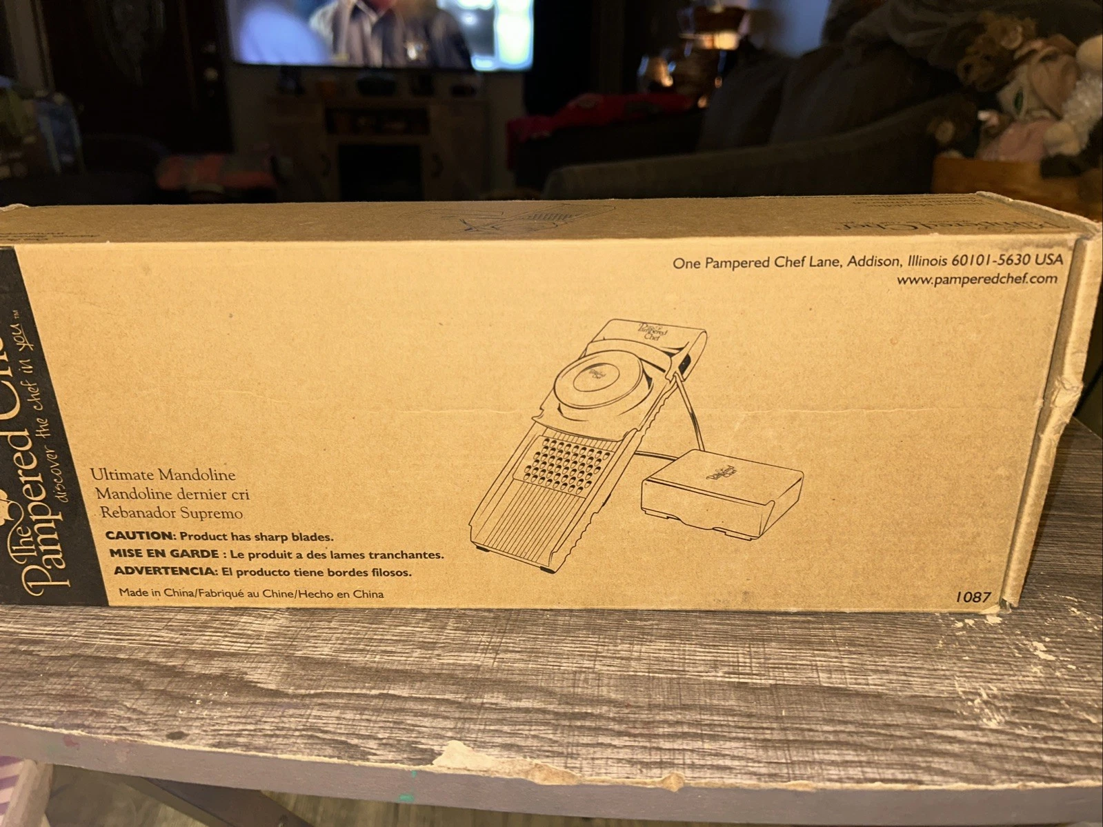 Pampered Chef Ultimate Mandoline Model 1087 NEW IN THE BOX! Cooking-Slicing+