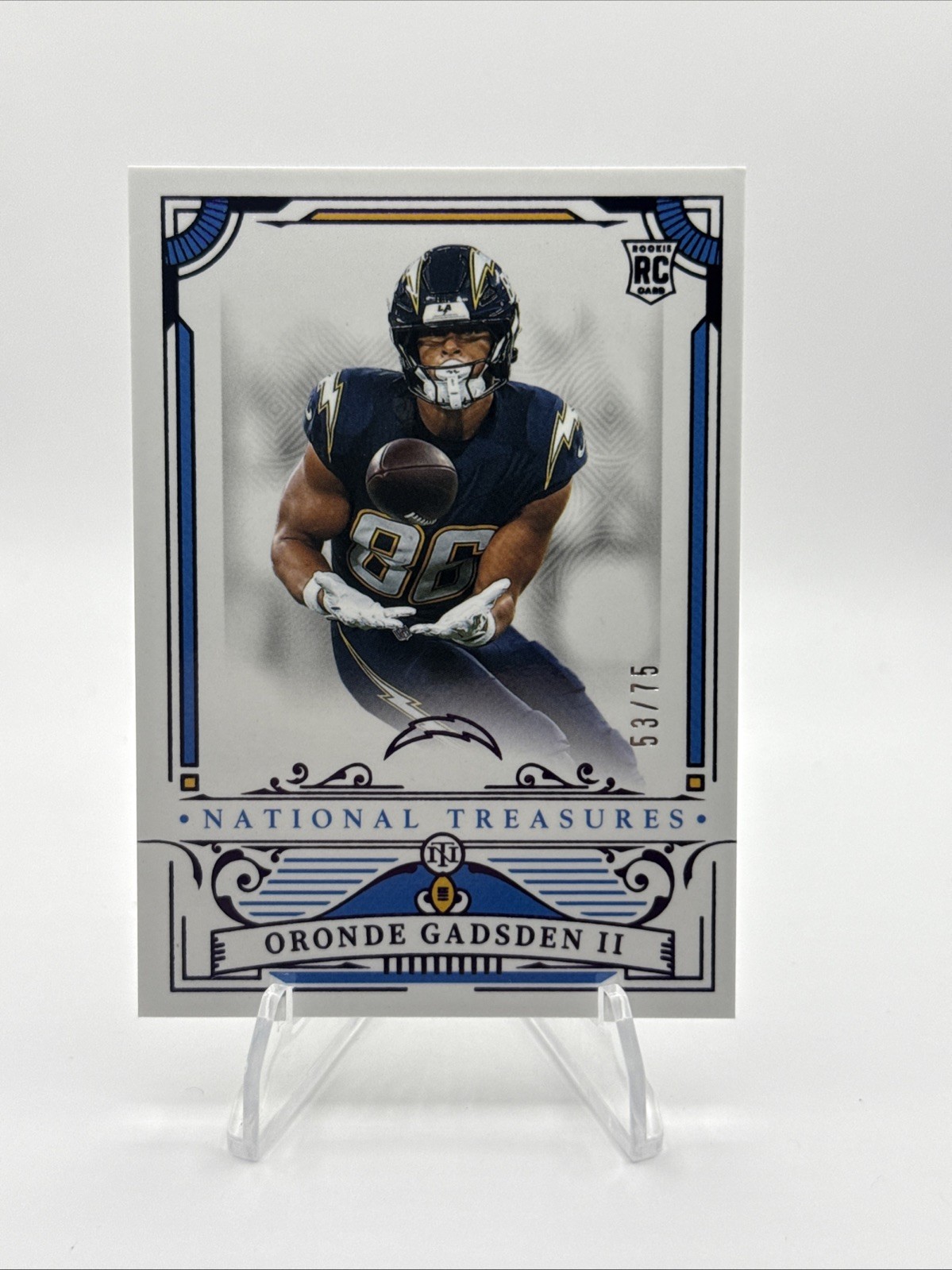 Oronde Gadsden II Panini National Treasures #97 Purple