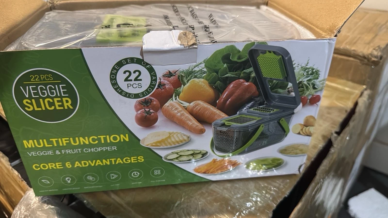 22 in 1 Vegetable Chopper Salad Fruit Mandolin free postage