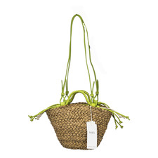 M&S COLLECTION Straw Woven Mini Basket Shoulder Bag RRP £39.50