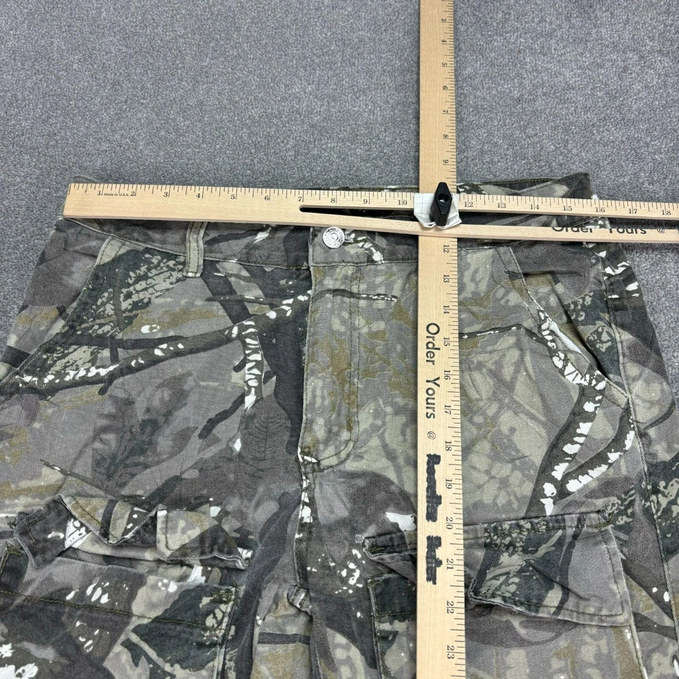 Realtree Trousers Womens 32x32 Green Carpenter Camo Y2K Canvas Work Wear Ladies - Image 2 of 4