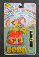 New My Little Pony - Pony Wear - Neon Lights - Vintage G1 1986 MLP