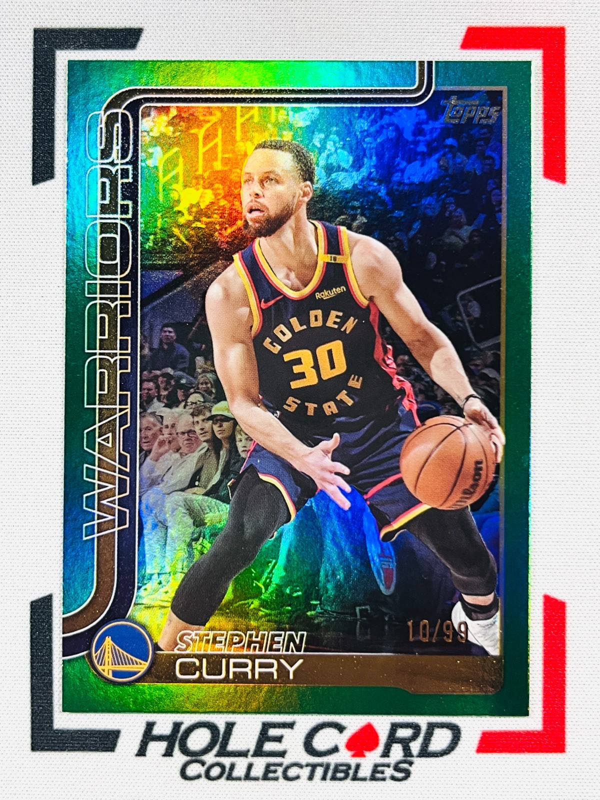 STEPHEN CURRY 2025-26 Topps Flagship Basketball #135 Green Foil 10/99 丨