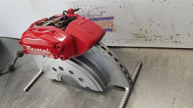 09 MASERATI GRANTURISMO BRAKE CALIPER FRONT LEFT DRIVER RED