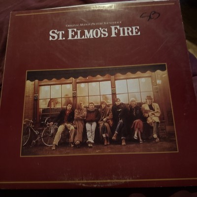 St. Elmos Fire Motion Picture Soundtrack 1985 Vinyl, John Parr, David Foster LP