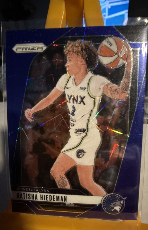 2024 Panini Prizm WNBA - Natisha Hiedeman #18 Blue Velocity Prizm