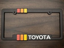 Heritage Striped License Plate Frame Fits Toyota Tacoma Taco Tundra 4runner Fj Heritage Striped License Plate Frame Fits Toyota Tacoma Taco Tundra 4runner Fj