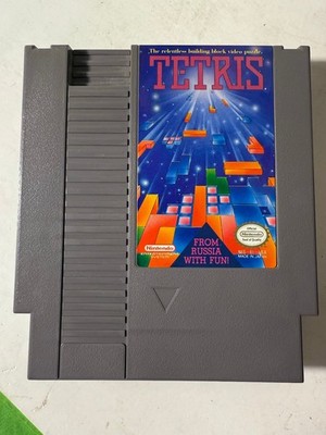 Tetris NES Nintendo Entertainment System Video Game Classic Puzzle
