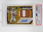 ARCH MANNING 2024 PRIZM DRAFT RATED PROSPECT PATCH GOLD AUTO /10 PSA 8 Q5540